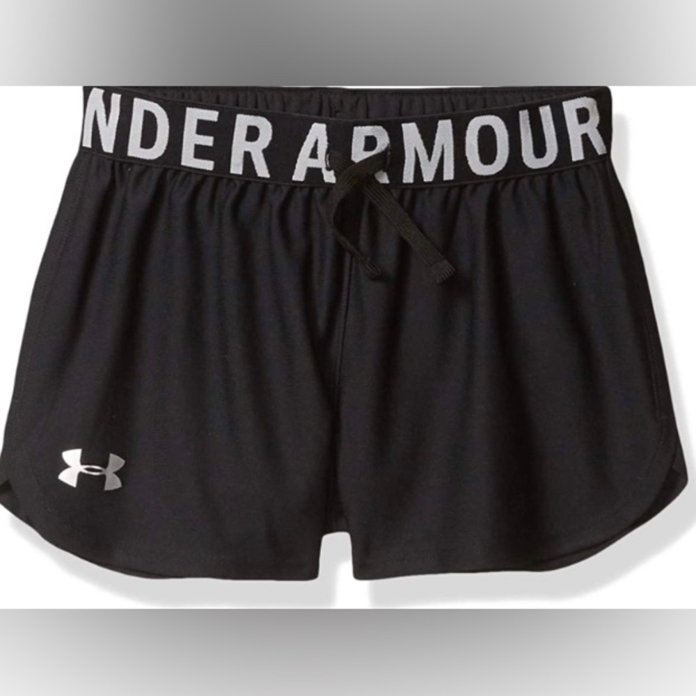 Black and White Under Armour Shorts